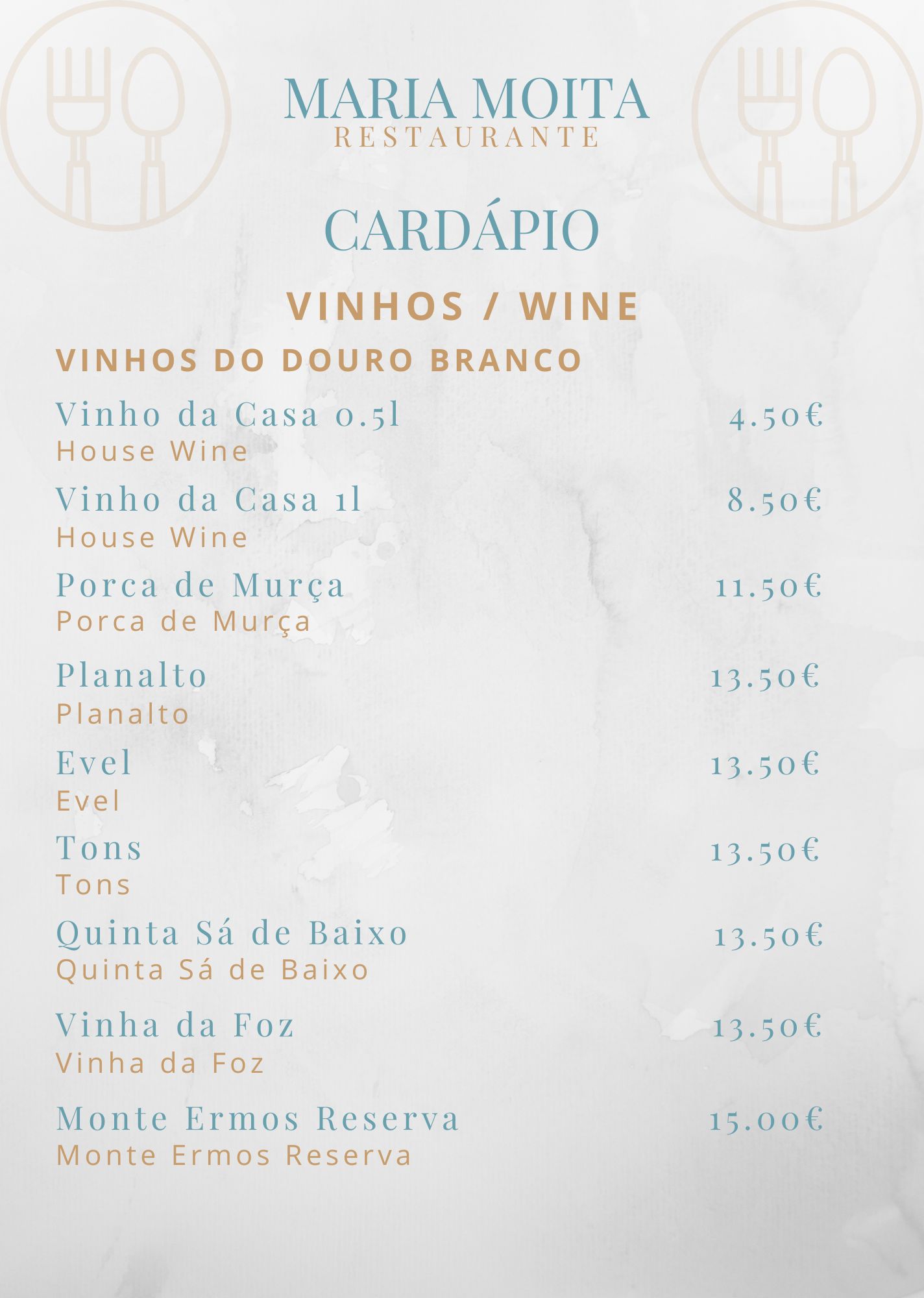 Cardapio Maria Moita Restaurante